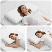 Cuscino da Letto Tinta unita Bianco 70 x 40 x 14 cm Schiuma Gel 42020236