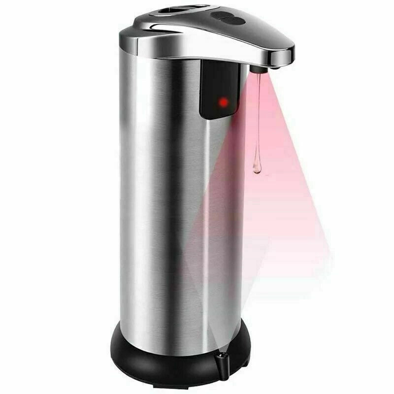 Dispenser per Sapone e gel Automatico 280ml Erogatore con Sensore a Infrarossi