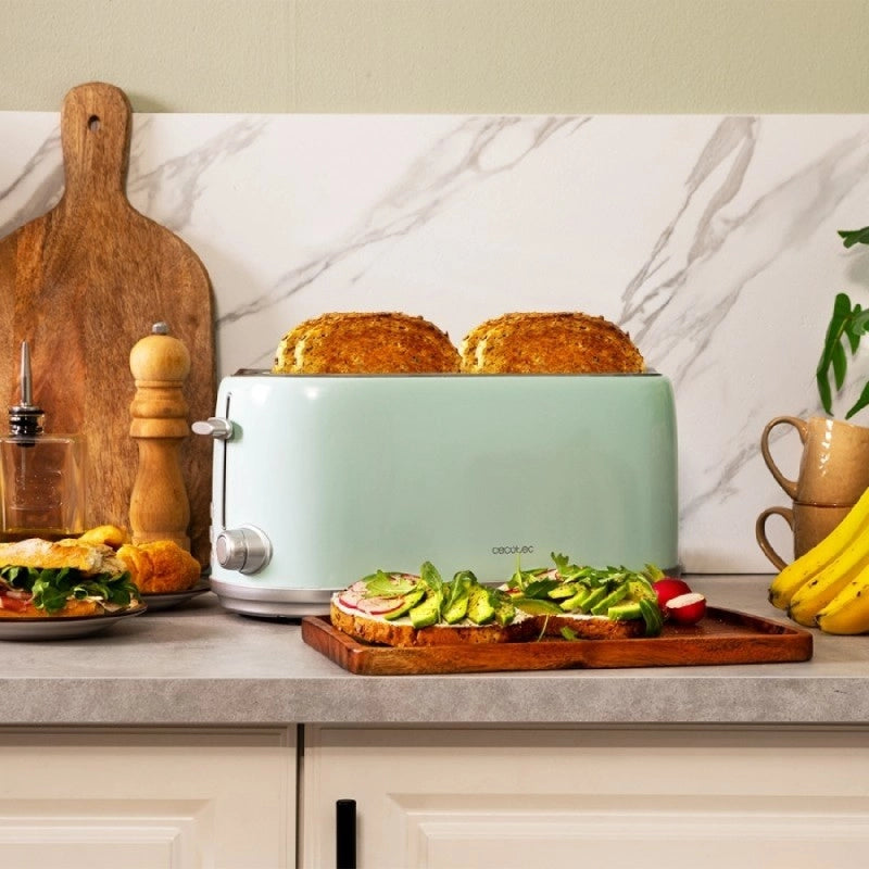 CECOTEC 03235 - Tostapane verticale Toast&Taste 1600 Retro Double Blue
