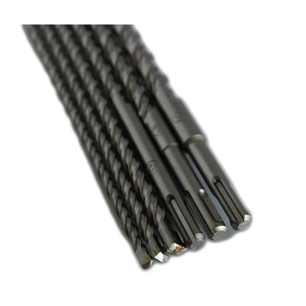 Trade Shop - 6 Punte Muro Sds Da 450 Mm Per Trapano Tassellatore ø 6, 8, 10, 12, 14, 16 Mm -