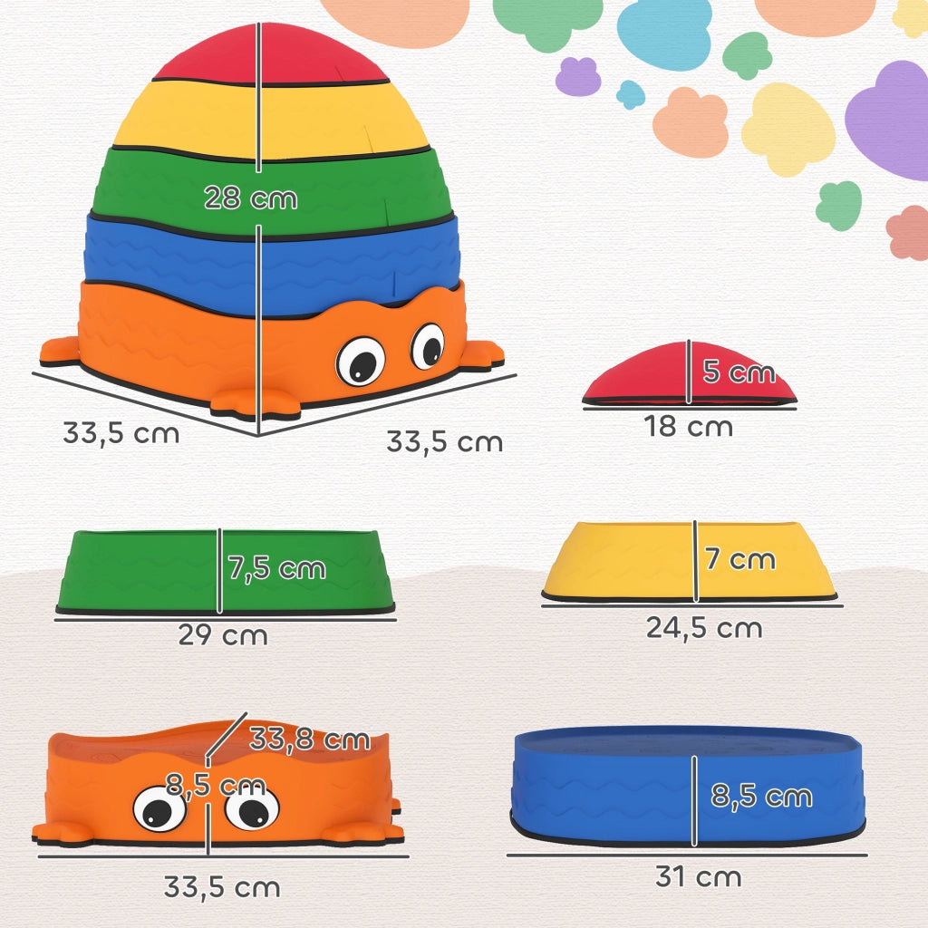 Set 5 Pietre Equilibrio Bambini ¨C Minimal ¨C Multicolore