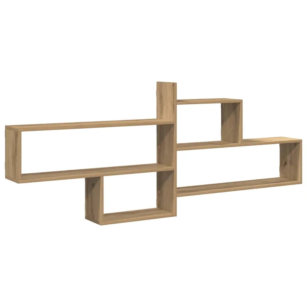 Mensola a Parete Rovere Artigianale 167,5x18x68 cm Truciolato 853325