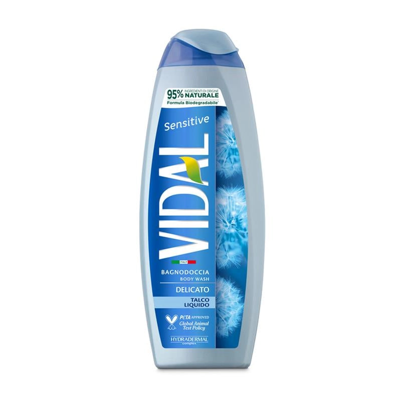 VIDAL SENSITIVE BAGNODOCCIA DELICATO TALCO LIQUIDO 500 ML