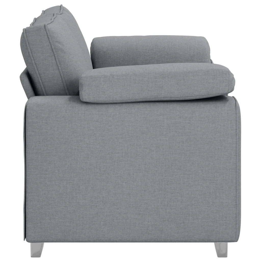 Divano-Sofa-Divanetto Grigio chiaro 160 x 77 x 82 cm Tessuto