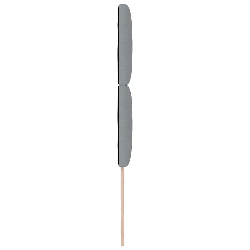 Testiera LED Grigio chiaro 100 cm Tessuto 3338501