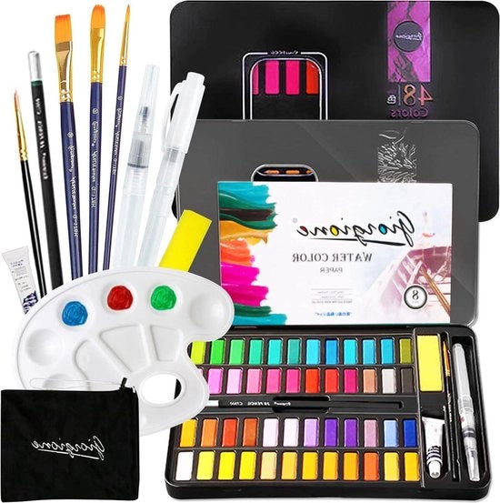 Set di Acquaragia Professionale - 48 Colori Vivaci