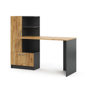 Vicco Scrivania Antracite/quercia dorata 150 x 59 cm