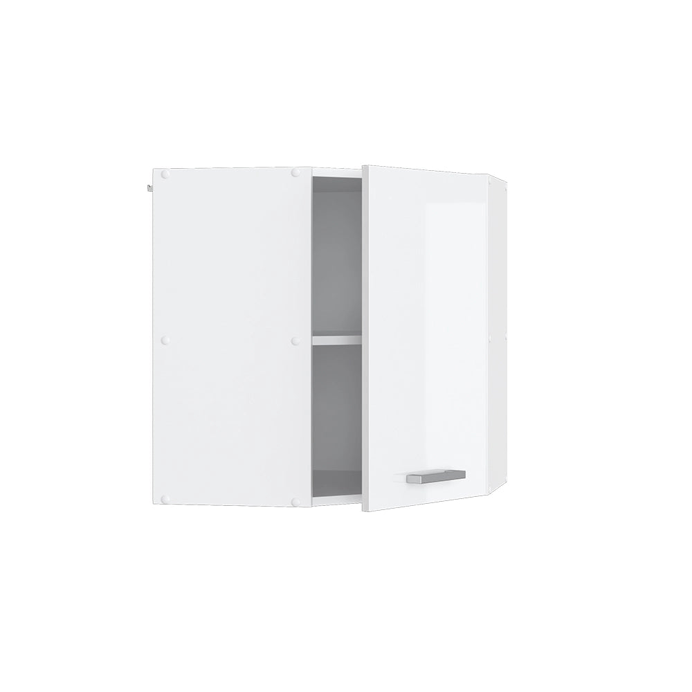 Mobile angolare da cucina R-Line Bianco lucido/Bianco 57 cm Vicco