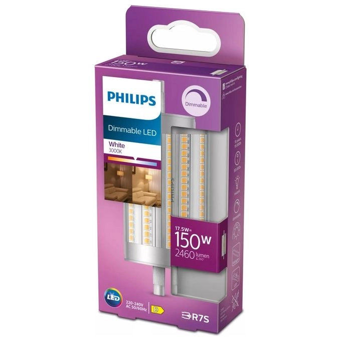 Philips 8718699774011 Faretto LED 17,5 W R7s 2460 lm 3000 K Dimmerabile colore Bianco