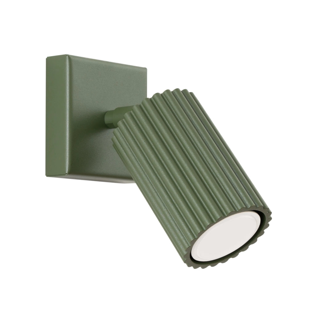 Lampada da parete KARBON verde oliva