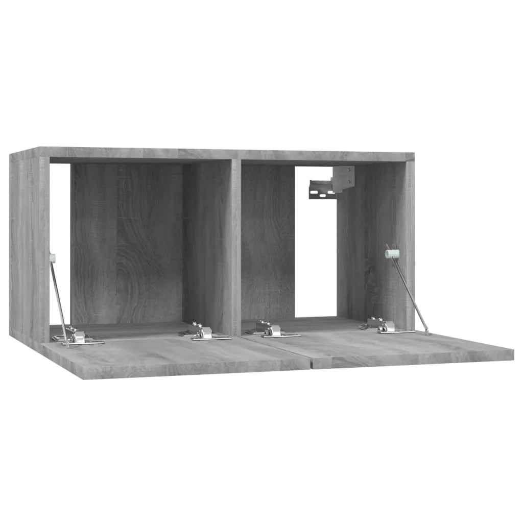 Mobile TV da parete Sonoma 60 x 30 x 30 cm legno ingegnerizzato grigio 02_0024290