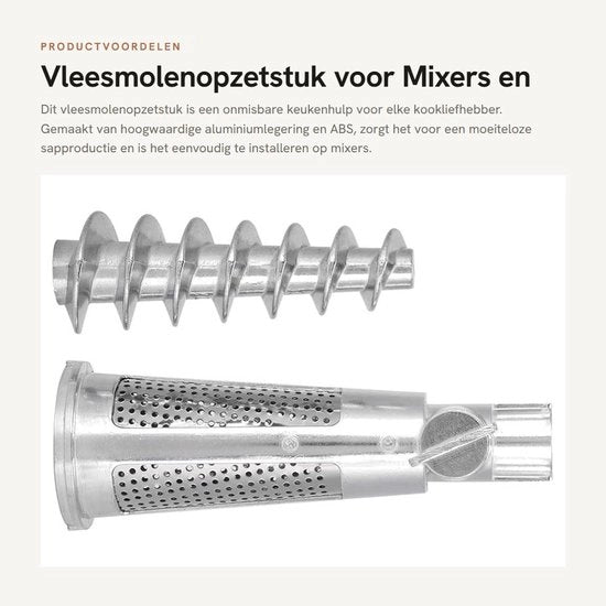 Accessorio per blender in lega di alluminio - Accessorio per centrifuga - Accessorio per masticatore - Accessorio per centrifuga a sap - Accessorio per centrifuga per frutta e verdura - Installazione facile