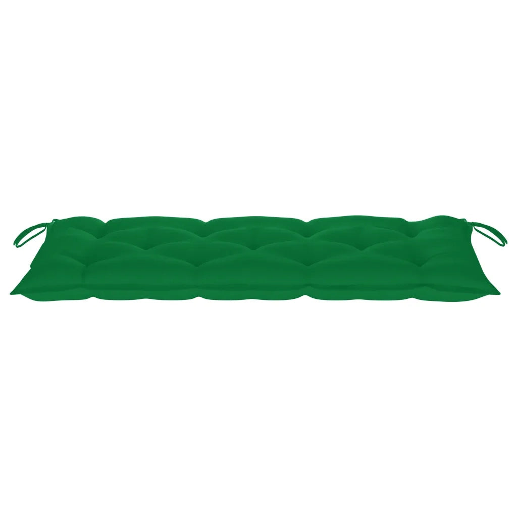 Panca da Giardino con Cuscino 120 cm in Bambù 3063896