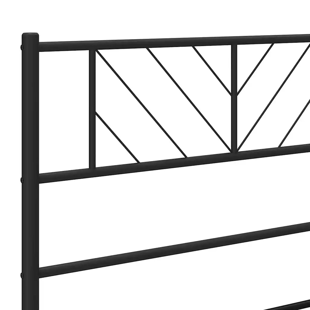 Testiera di Ricambio in Metallo Nero 135 cm 372211