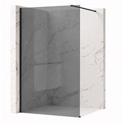 Parete Doccia Rea Flexi Grey / Black 100