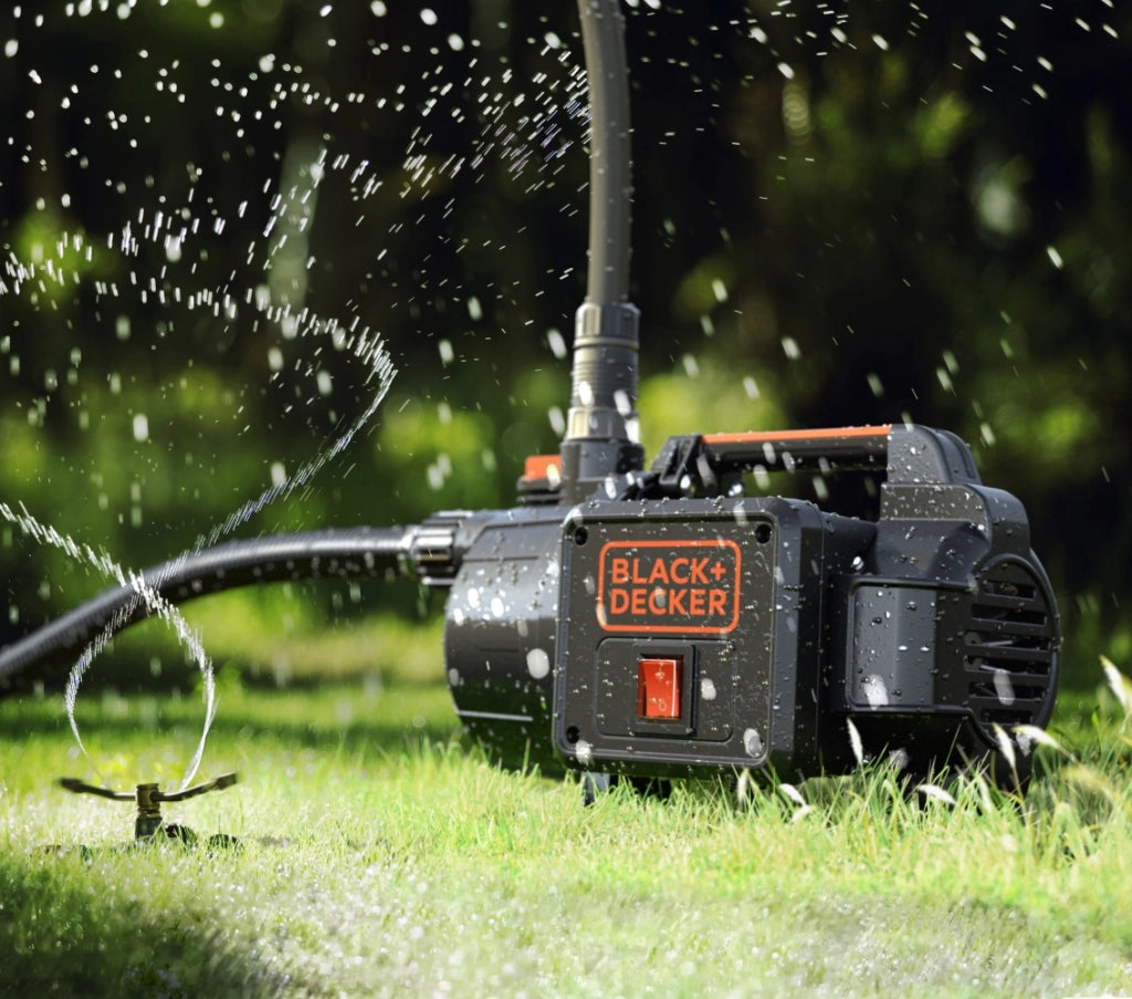 BLACK+DECKER BXGP600PE Pompa Autoadescante per Acque Chiare (600 W, Portata max. 3.100 l/h, Prevalenza max. 35 m)