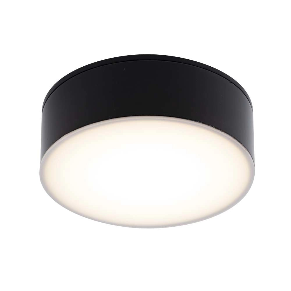 Spot bagno LED moderno nero tondo Ø10 10W 3000K Shilo