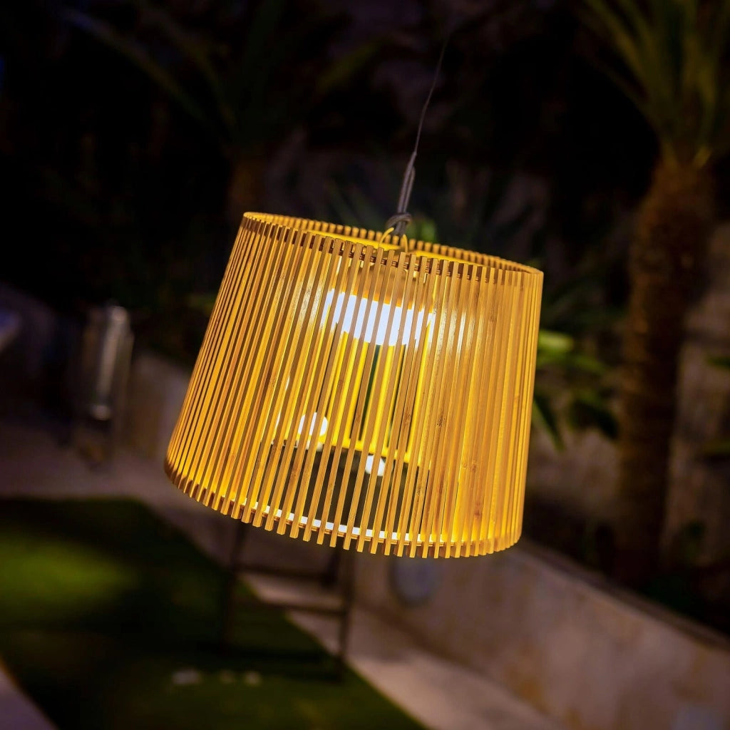 Newgarden 8435578509358 OKINAWA Lampada a sospensione LED ricaricabile IP54 dimmerabile con telecomando colore Marrone