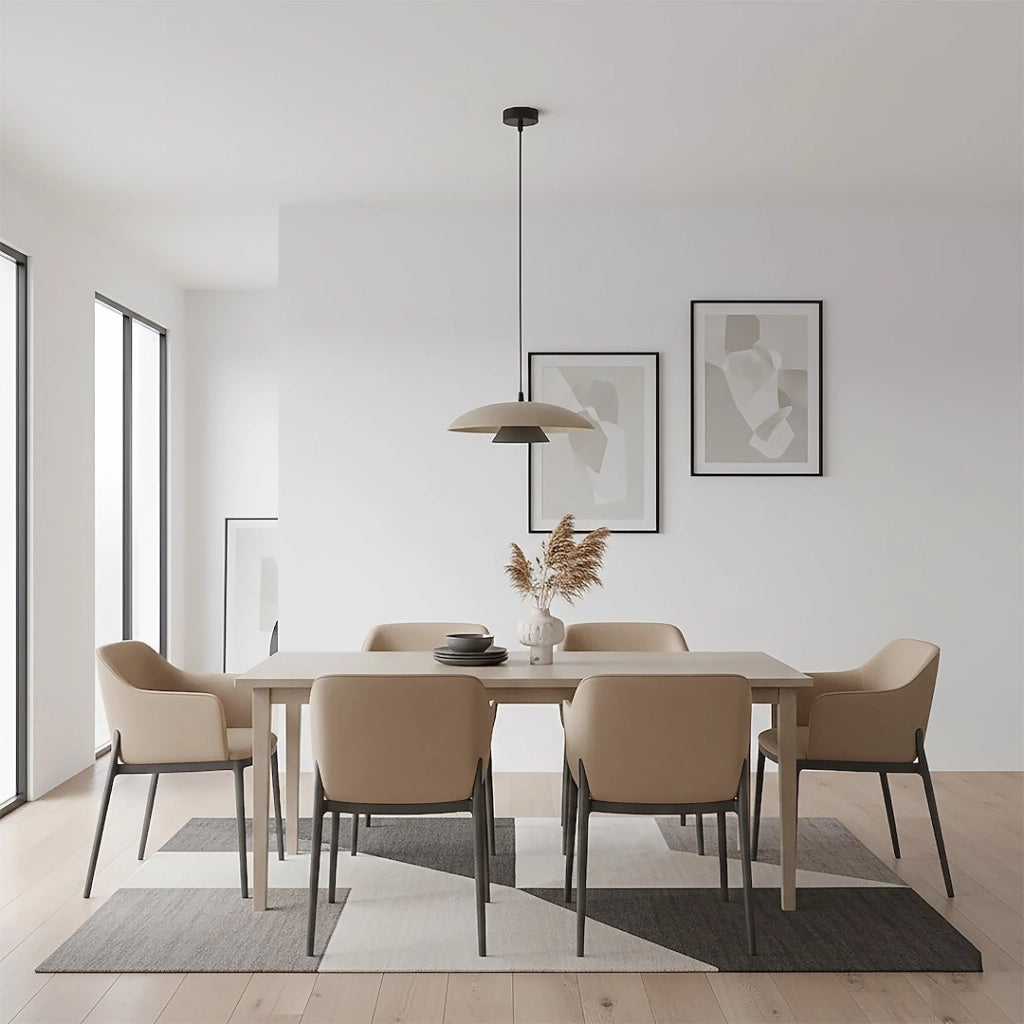 Lampada sospesa Babel beige/nero 1xGX53 Emibig