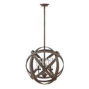 Lampada sospensione esterna Carson vintage E14x3 Hinkley