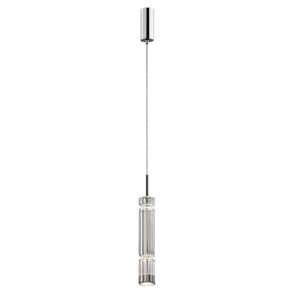 Lampada a sospensione Maytoni Ordo cromata LED 12W