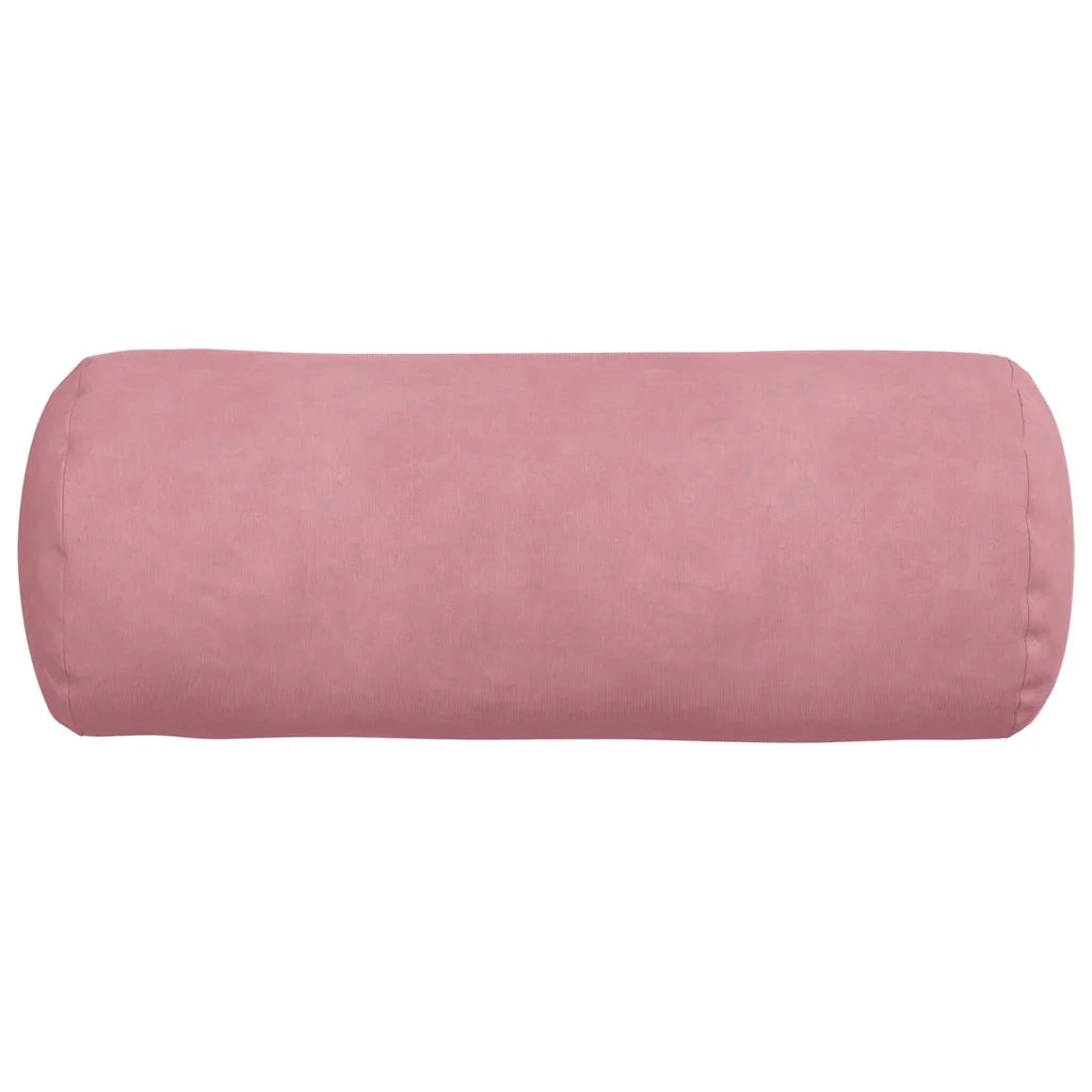Cuscini a rullo 2 pz | Cuscini per sedie Rosa ? 15 x 40 cm Tessuto in Cords