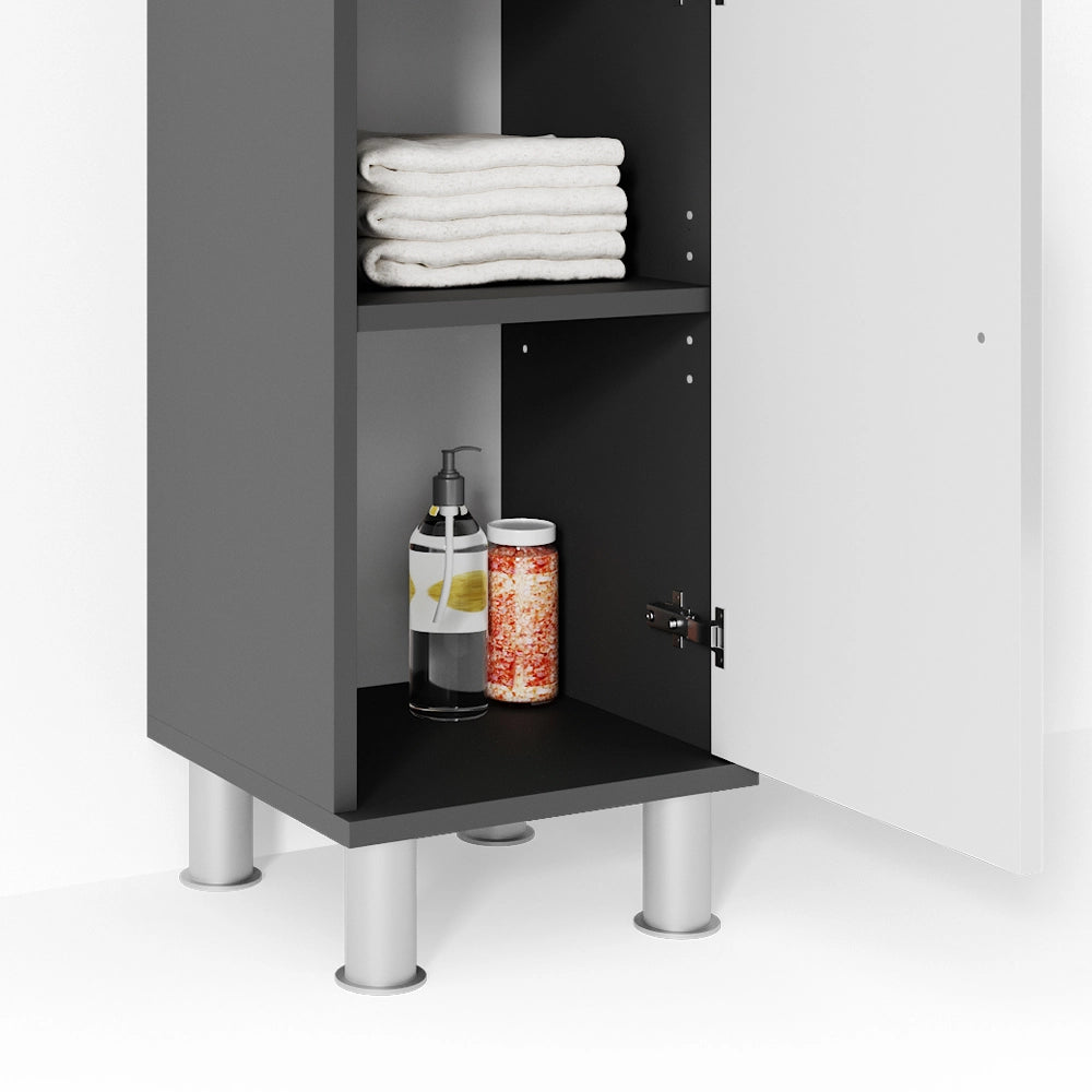 Vicco Set mobili bagno Antracite 4 parti