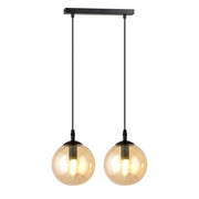 Lampada a sospensione Emibig Cosmo 2 E14 nero miele
