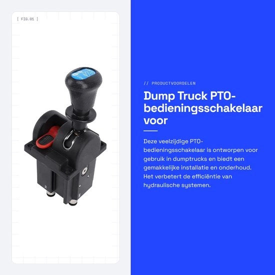 Pompa Idraulica per Camion Cisterna PTO - Schalter di Comando per Sistema Idraulico