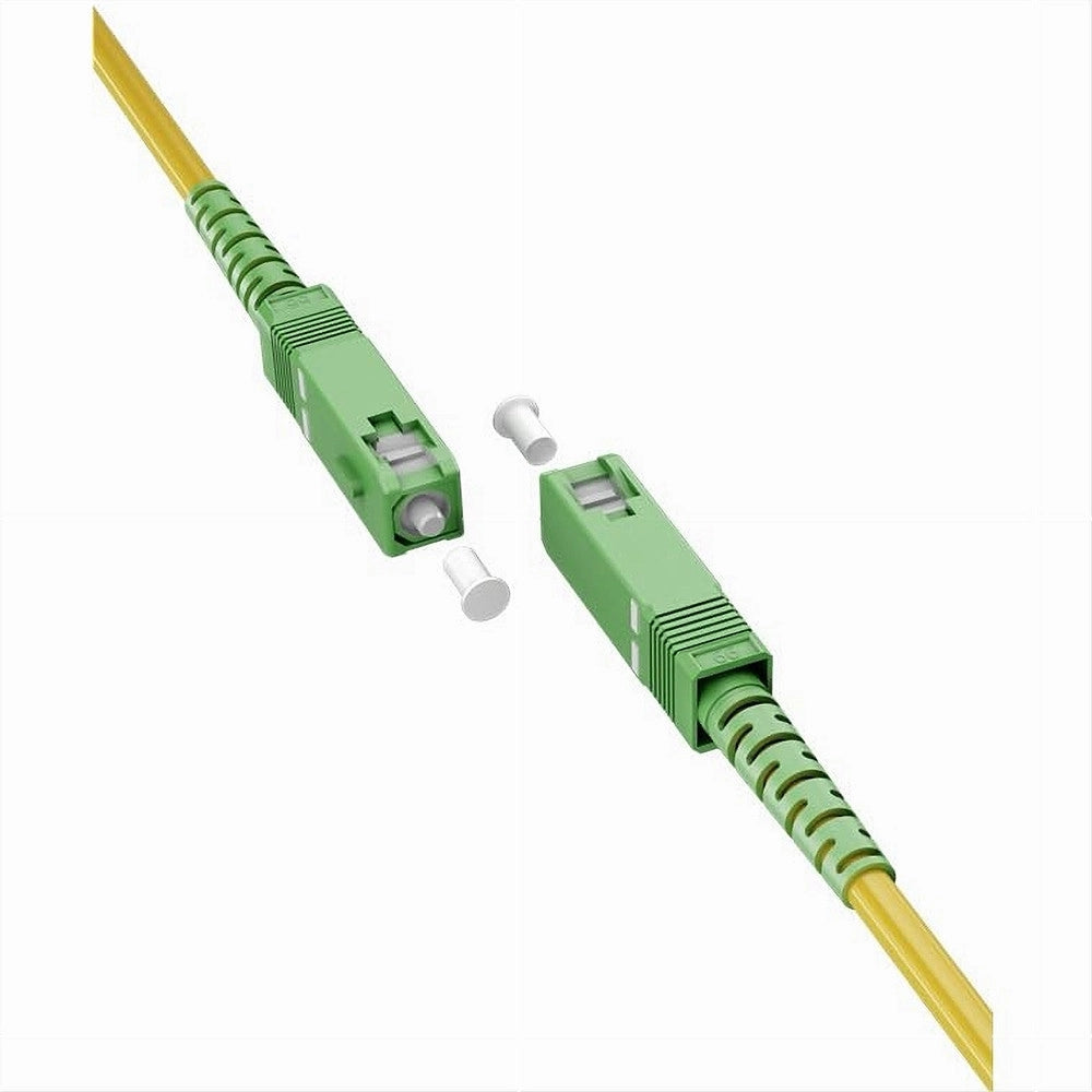 Trade Shop - Cavo Fibra Ottica Monomodale 9/125 Sc-apc 10 Mt Per Router Notebook Fo-d005-10m -