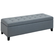Divanetto con cassetti ¨C Minimal ¨C Grigio 125x49x41 cm