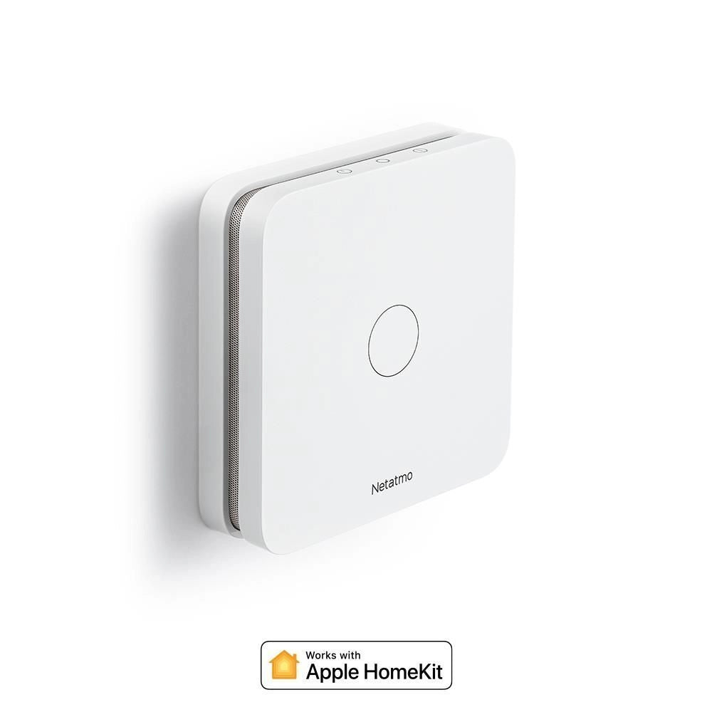 Netatmo NCO-IT Rilevatore di Monossido di Carbonio Wi-Fi Allarme 85 dB Autonomia 10 anni colore Bianco