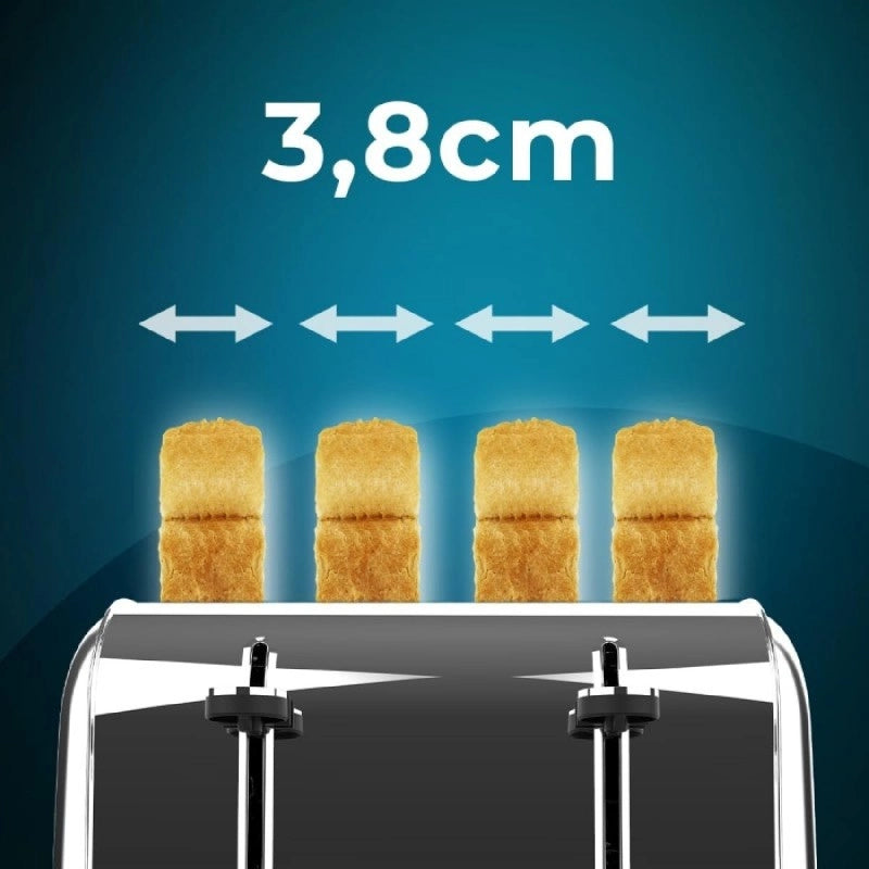 CECOTEC 04828 - Tostapane Toastin' time 1500 Double Inox