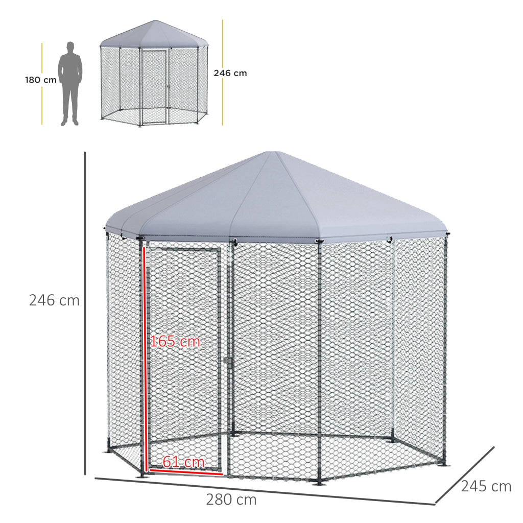 Recinto per polli esterno ¨C Minimal ¨C 5 m2 2.8x2.45x2.46 m