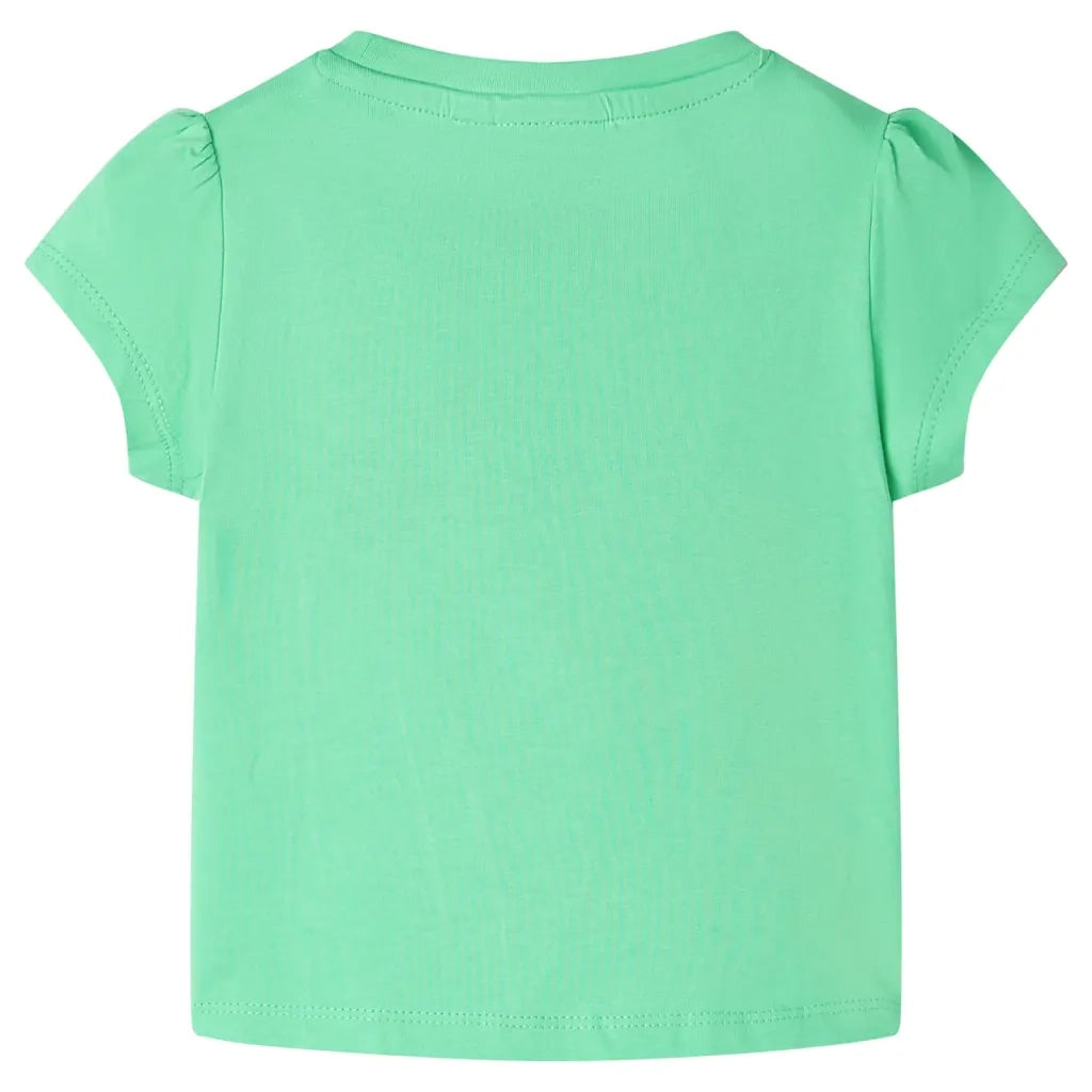 Maglietta da Bambino Verde Chiaro 116