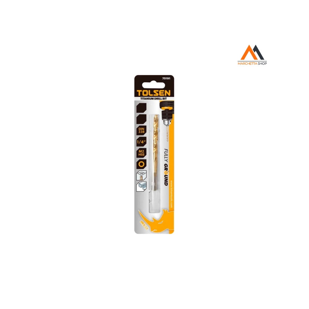 PUNTA ATTACCO ESAGONALE 1/4"" HSS PER FERRO 6.0X113 MM
