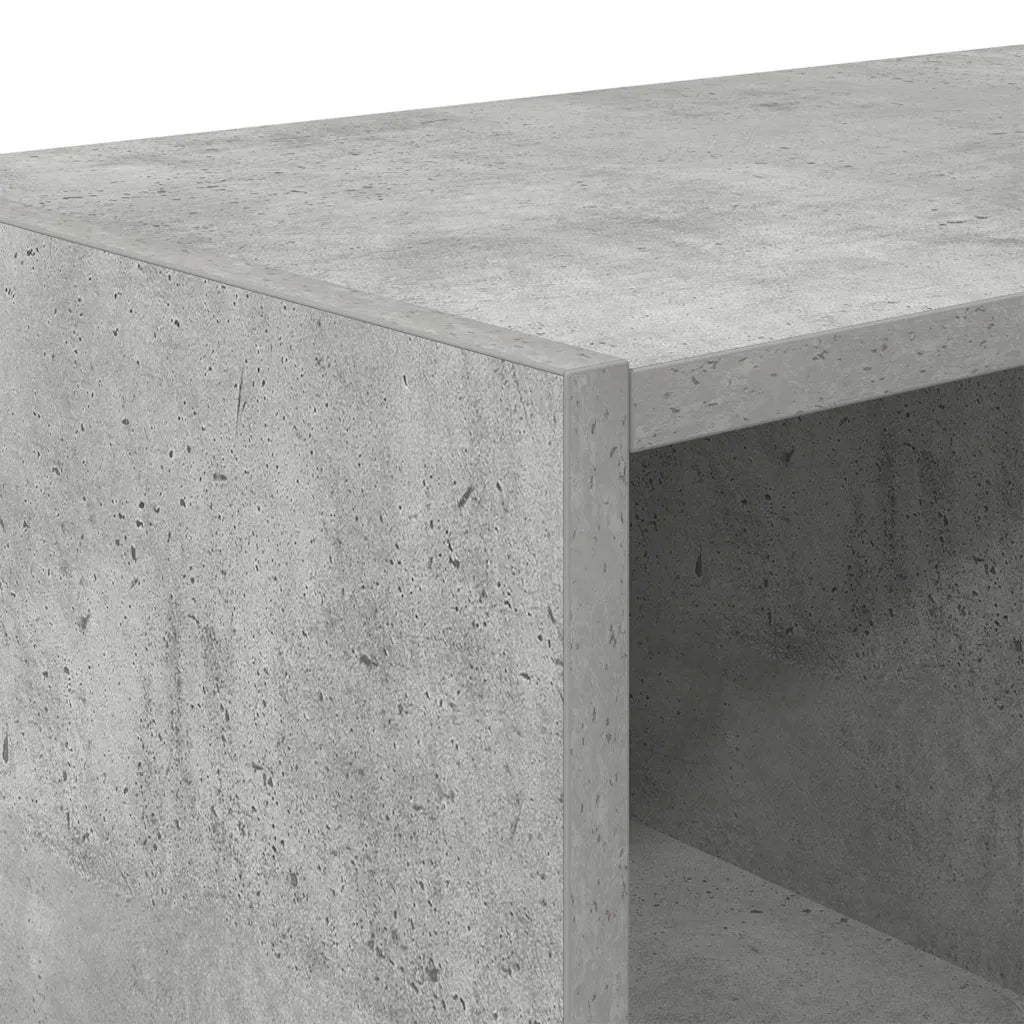 Scarpiera | Mobile per scarpe Impilabile Grigio Cemento 89,5x30x40 cm