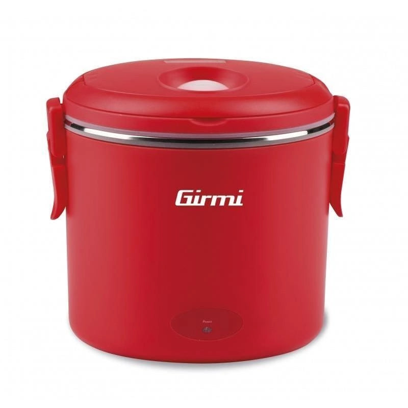 Girmi SC01 Vivandiere Scaldavivande 40W 0,7 L contenitore inox chiusura ermetica colore Rosso