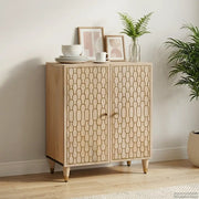 Credenza 60x33x75 cm in Legno Massello di Mango 358250