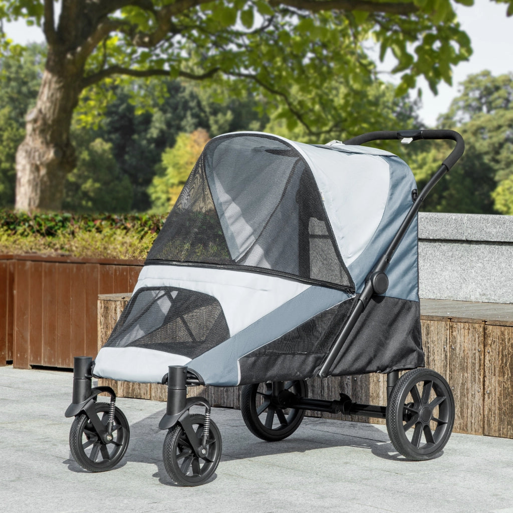 Carrello per Cani Pieghevole ¨C Minimal ¨C Grigio