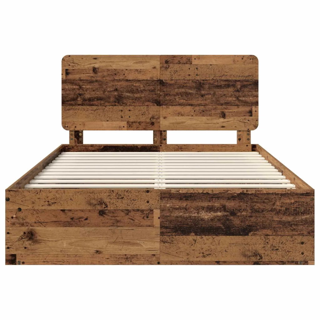 Struttura del letto Legno vecchio 150 x 200 cm Pino massello 3412477