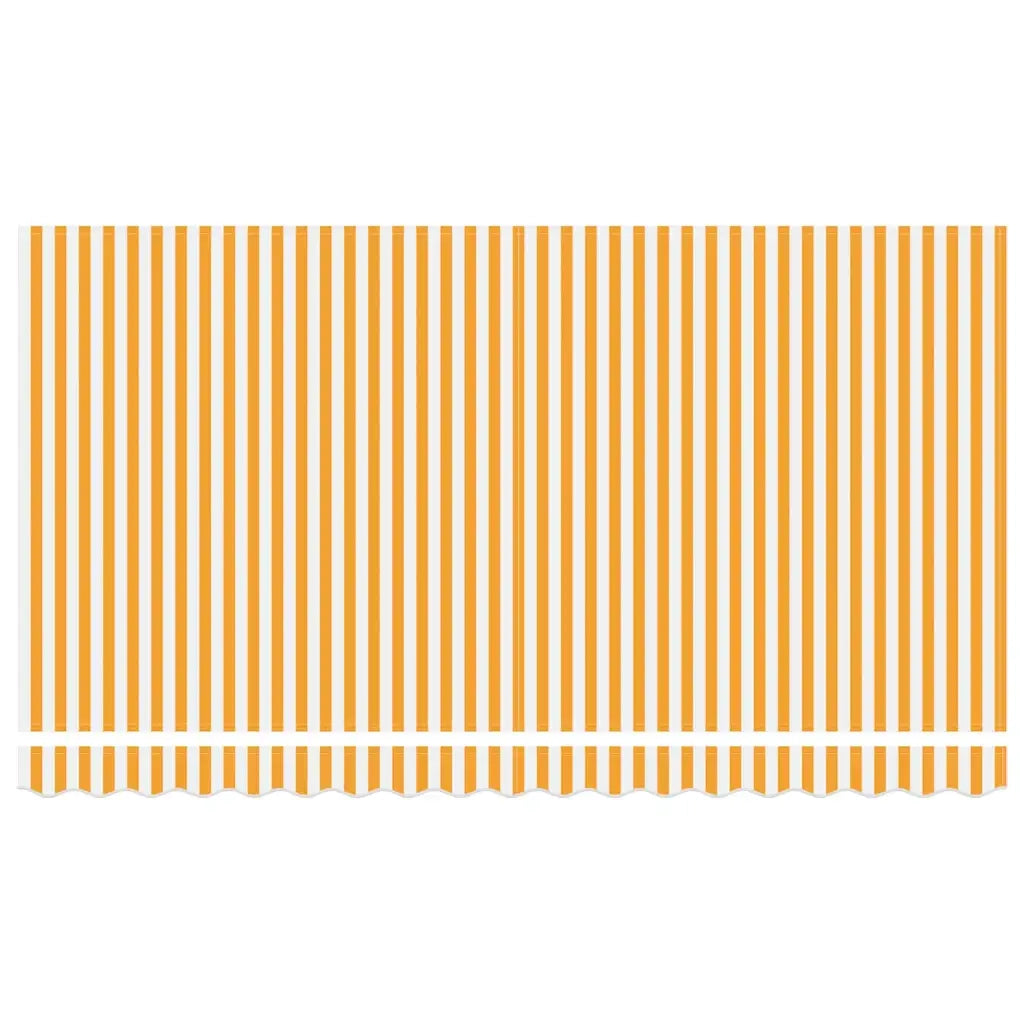 Tenda retrattile-Tenda parasole per balcone Giallo 350 x 200 cm Tessuto 136543