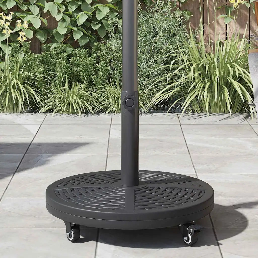 Base per ombrellone Art déco Nero Ø 45 x 39,5 cm Ferro 42002568