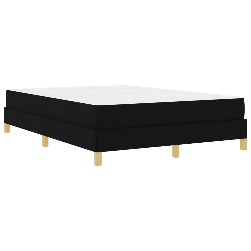 Letto a molle con materasso Nero 160 x 200 cm Tessuto 3398579