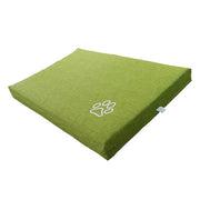 Materassino sfoderabile per animali verde lunghezza 80 cm