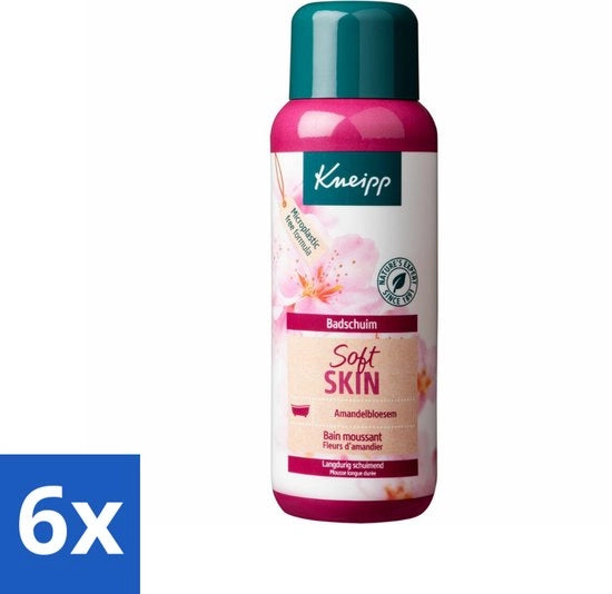 Schiuma da bagno Amandole - Per pelle secca e sensibile - 400 ml - Confezione economica - 6 pezzi