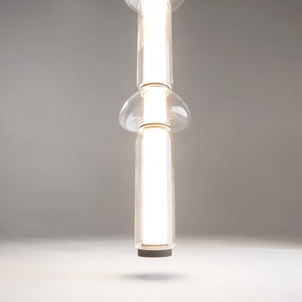 Lampada a sospensione Cosmo LED 39W nera vetro Maytoni