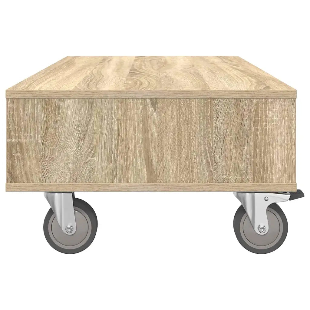 Tavolino con Ruote Rovere Sonoma 90 x 50 x 30 cm 891018