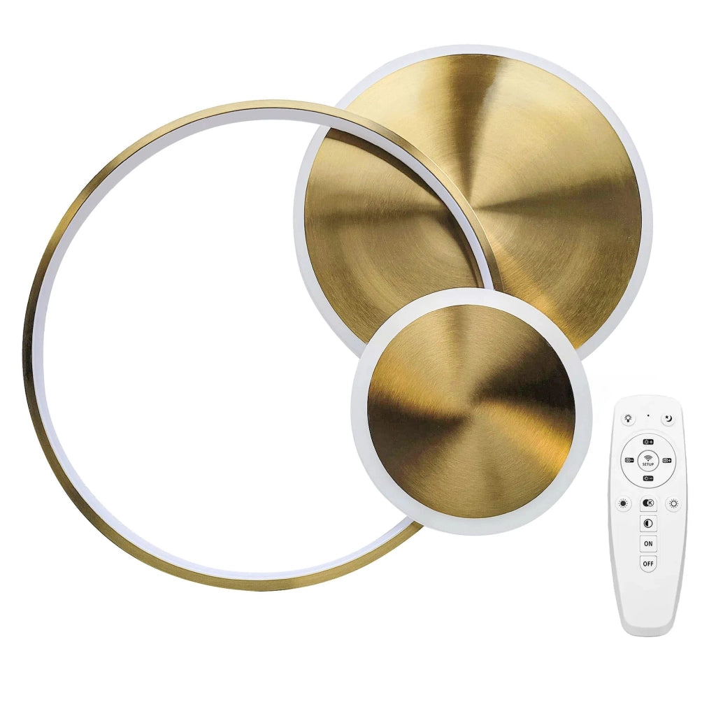 Lampada Da Soffitto App1711-c Brush Gold Led