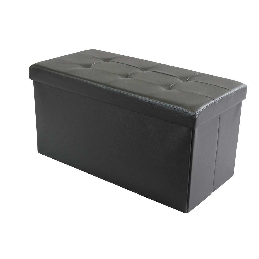 Pouf contenitore in similpelle - HARRIS